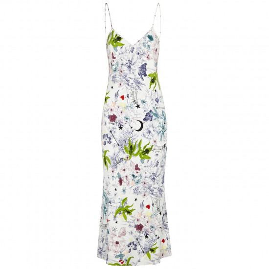 Cinq à Sept Emmalyn Floral-Print Silk Midi Slip Dress - Day - Dresses ...