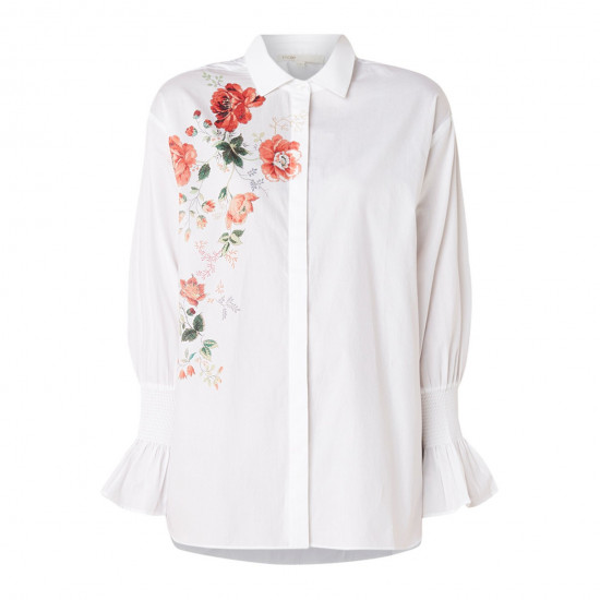 Maje Cravi Floral Print Shirt - Shirts - Tops - Clothing