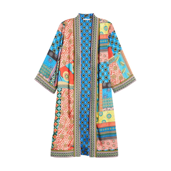 Alice + Olivia Lynn Multi Vista Print Kimono Jacket - This week/month ...